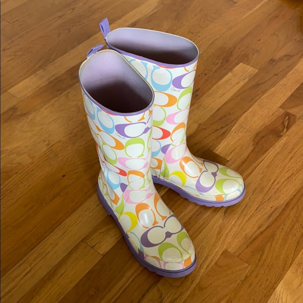Coach Rainboots